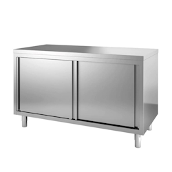 Arbeitsschrank - 1500 x 700 x 850 mm - mit Schiebetüren - IDEAL Image