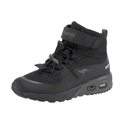 Sneaker KANGAROOS "KX-Hydro", Gr. 40, schwarz (schwarz, grau), Synthetik, Textil, sportlich, Schuhe, Sneakerboot, Winterschuh, wasserdicht Image