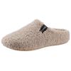 Pantoffel VERBENAS "YORK GALES", Damen, Gr. 41, beige, Textil, klassisch, Schuhe, Pantoffel, Hausschuh, Homeslipper zum Schlupfen