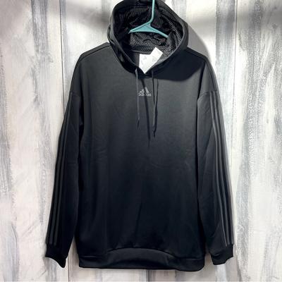 Adidas Tops | Adidas Women’s Gear Up Aeroready Loose Fit Athletic Climate Hoody Women’s Size M | Color: Black/Gray | Size: M
