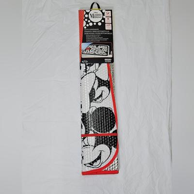 Disney Other | Disney Minnie Mouse Auto Sunshade | Color: Black/White | Size: Os