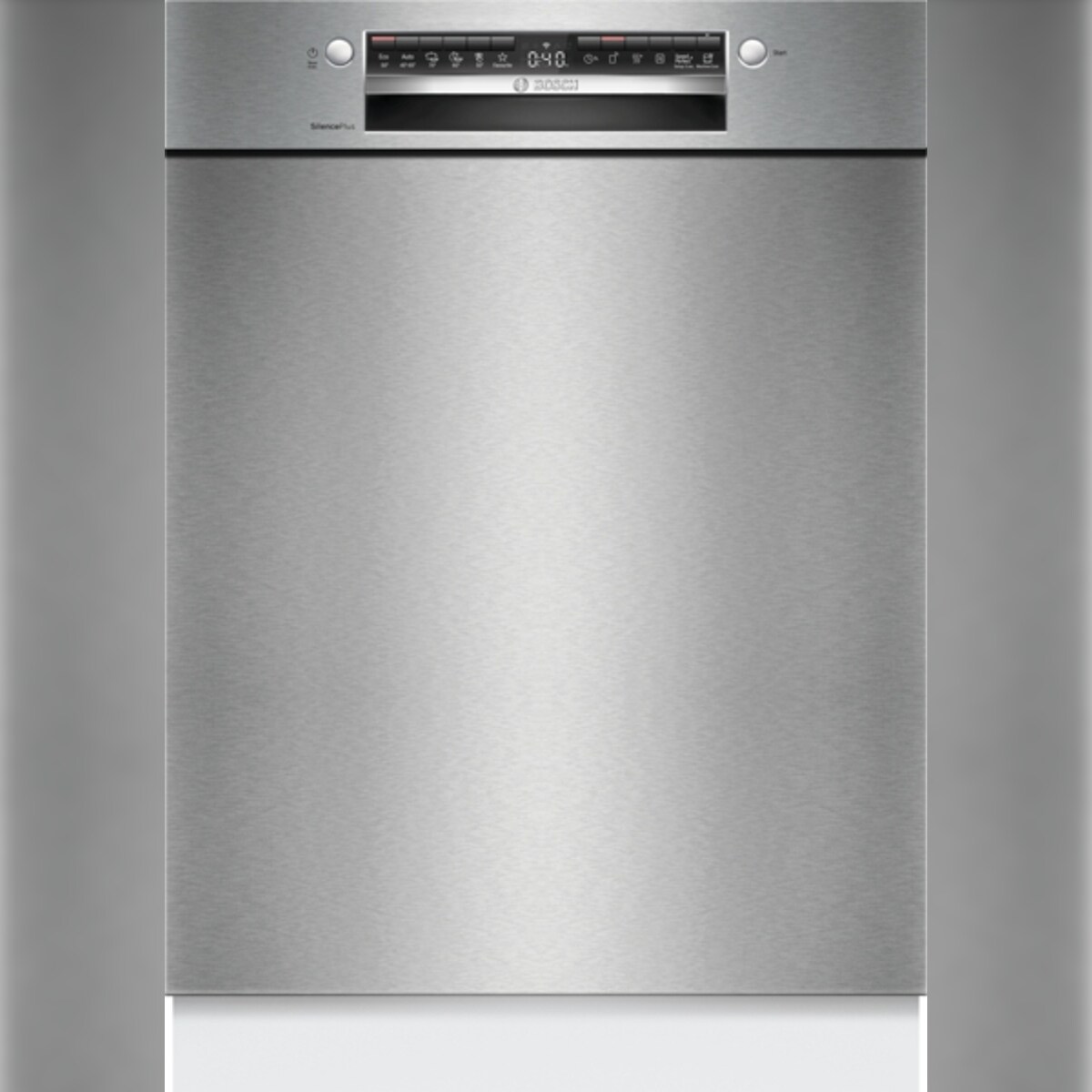 Bosch Serie 4 SMU4EAS28E Unterbau-Geschirrspüler, Höhe 81,5 cm, Breite 60 cm, Gebürsteter Stahl Image