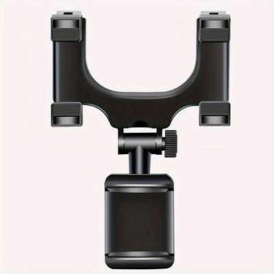 TEMU Universal 360 Rotation Car Rear View Mirror Mount Stand Gps Cell Phone Holder