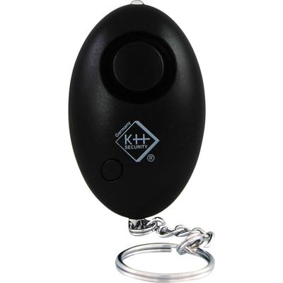 kh-security Taschenalarm Schwarz mit LED 100103B