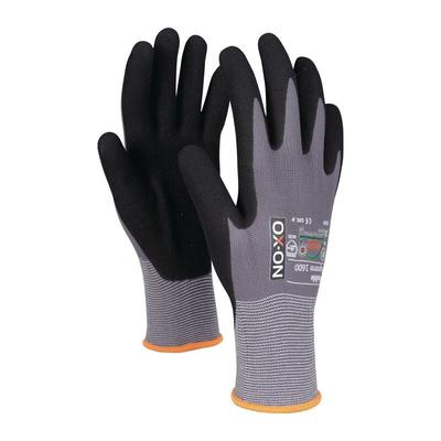 170.70 Handschuhe Flexible Supreme 1600 Größe 10 schwarz/hellgrau EN388 en - Ox-on