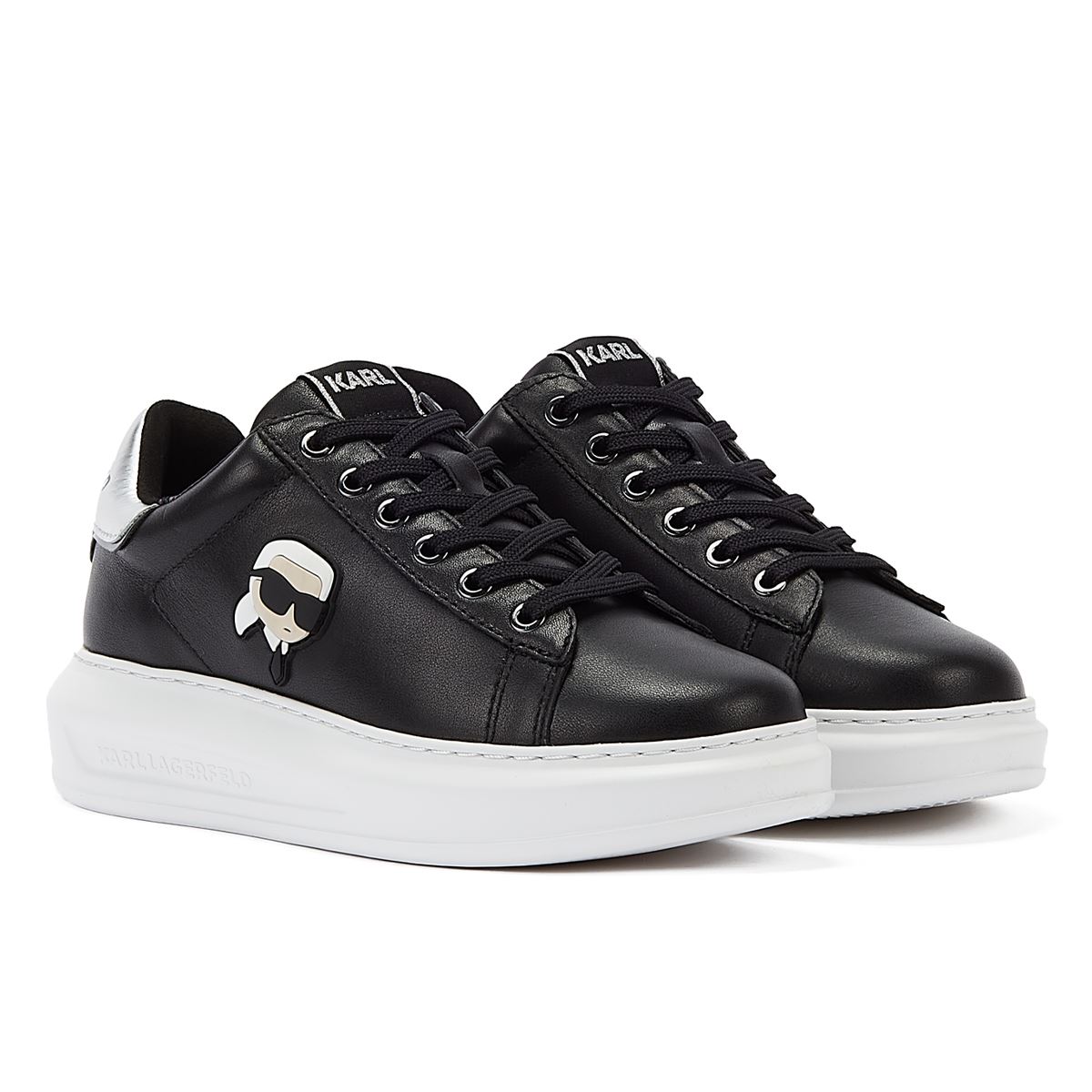Karl Lagerfeld Kapri Karl NFT Lo Lace Women's Schwarz Turnschuhe Image