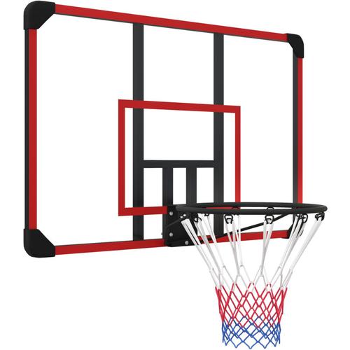 Sportnow - Basketballkorb, Basketballbrett mit Korb, Basketballnetz mit Basketballboard,