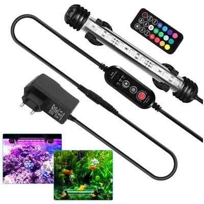 LED Aquarium Beleuchtung IP67 Wasserfest RGB Licht Aufsetzleuchte Dimmbar Fisch Tank Unterwasser