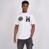 Mercier Mens Academy T-Shirt in White Cotton - Size Small | Mercier Sale | Discount Designer Brands