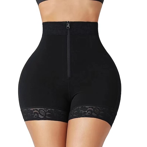 mutandine da donna, modellanti per fianchi, con cerniera, controllo della pancia, pantaloncini a vita alta, body shaper, boyshort, biancheria intima, abiti per la casa