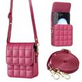 telefono Custodia Per Samsung Galaxy Universale per Donna Ragazza con Cordino Resistente agli urti Retrò PC Metallo Pelle PU