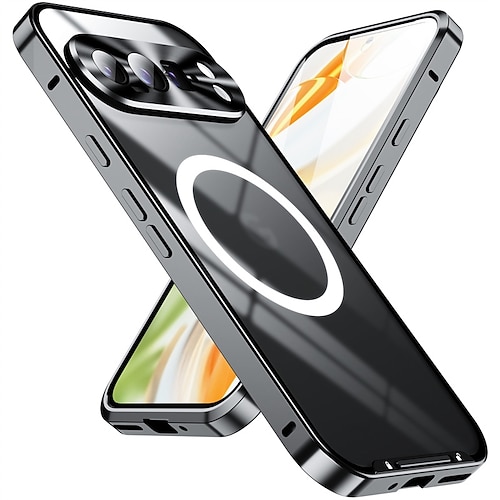 Handy Hülle Handyhüllen Für Google Pixel 9 Pro Pixel 9 Pro XL Pixel 8 Pro Pixel 8 Pixel 9 Pixel 7 Pixel 7 Pro Magnetischer Adsorptionsfall Mit Magsafe Transparent Kameraobjektivschutz Unterstützt Image