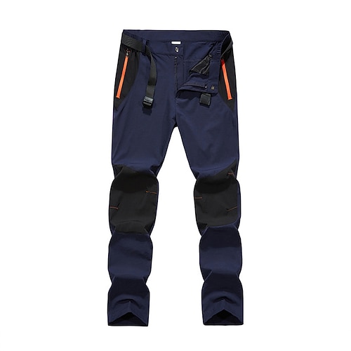 Herren Kampfhosen Cargohosen Wanderhosen Taktische Hosen Militär Frühling Herbst Außen Normale Passform Wasserdicht Schnelltrocknend Atmungsaktiv Hosen Khaki Dunkelblau Jagd Klettern Camping Image