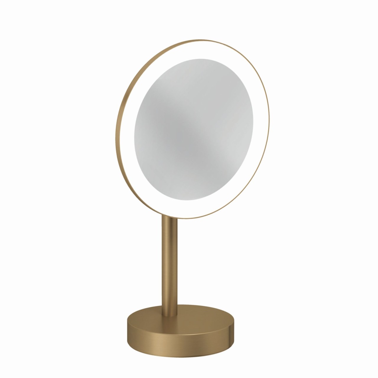 Kludi VELA R LED-Kosmetikspiegel freistehend Brushed Bronze, 58995N1F 58995N1F Image