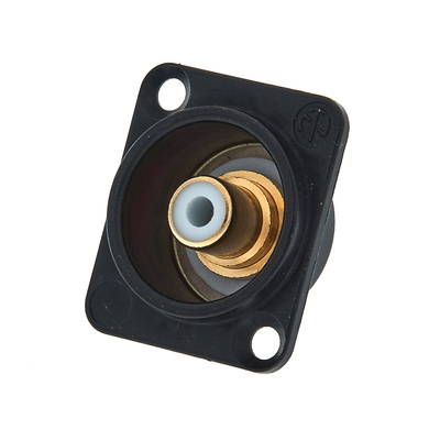 Neutrik NF2 D-B-9 Cinch-Einbaubuchse weiß