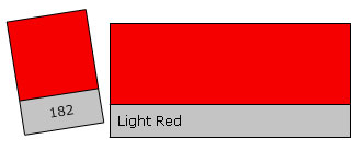 Lee Farbfolie Bogen 182 Light Red