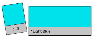 Lee Filter Roll 118 Light Blue