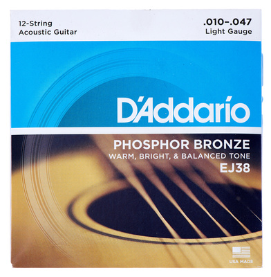 Daddario EJ38 Saiten für 12-Saiter Akustikgitarre