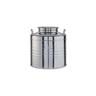 Bidone fusto contenitore per olio 15 lt recipiente in acciaio Inox 18/10