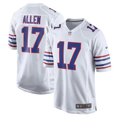 Buffalo Bills Nike Game Ausweichtrikot - Weiß - Josh Allen - Herren Image