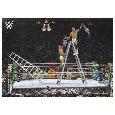 WWE Grayson Waller und Austin Theory Ladder Match WrestleMania Poster - Ungerahmt A3 Image