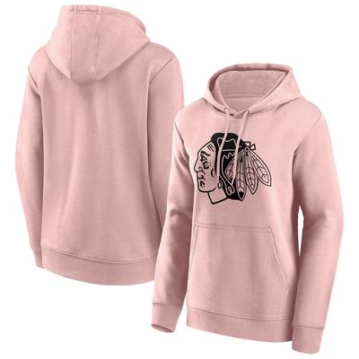 Chicago Blackhawks Fanatics Branded Fashion Colour Logo Hoodie - Lila - Damen Image