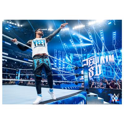 Jey Uso auf Ring Side Poster – ungerahmt A3 Image