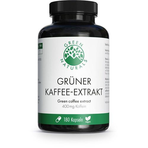 Green Naturals Grüner Kaffee-Extr.100% Koffein Kps 180 St Kapseln