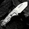 TEMU High Quality D2 Steel Folding Knife Outdoor Knife, Folding Knife, Stainless Steel Handle, Suitable For Adventure, Rescue, Camping, And Men