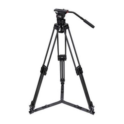 Camgear DV6P Fluid Head & T75/CF2 Carbon Fiber Tripod with Ground Spreader System CMG-DV6P-GS-CF-TRISYS