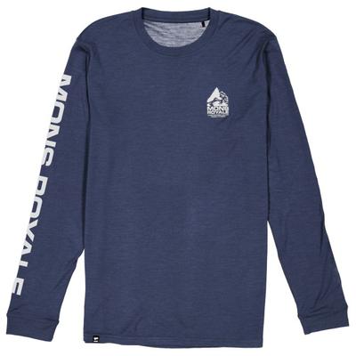 Mons Royale - Icon Merino Air-Con L/S - Merinoshirt Gr L blau