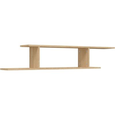 Vidaxl - TV-Wandregal Sonoma-Eiche 125x18x23 cm Holzwerkstoff Image