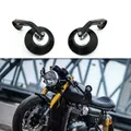 Specchietti retrovisori universali per manubrio moto Specchietti retrovisori Lente blu antiriflesso