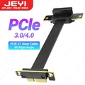 Cavo riser JEYI PCIe 3.0/4.0 X1, 90 ° Cavo di prolunga PCI Express X1 ad angolo retto per scheda WiFi PCIe, adattatore M.2, scheda PCIe USB