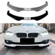 Paraurti anteriore Spoiler Labbro Per BMW Serie 3 F30 F31 F35 Base Berlina 2013-2019 In Fibra di Carbonio Look/Gloss Nero Auto Inferiore Splitter labbro