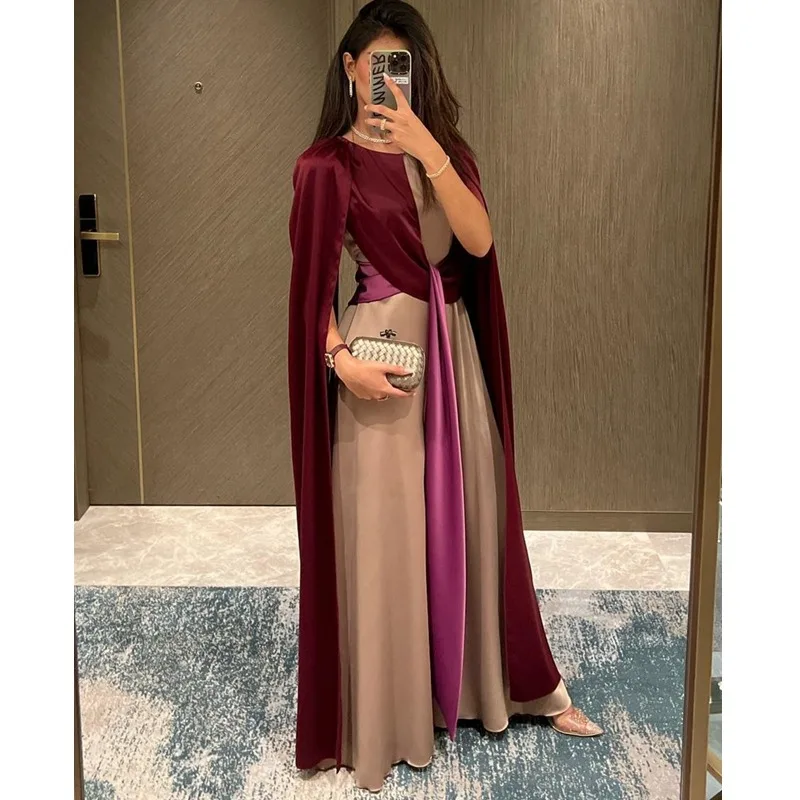 Frauen sexy schlanke Patchwork Overalls mit hoher Taille 2023 Sommer und Herbst Overalls Frauen hohe Taille O-Ausschnitt Abend Party Overalls Image