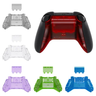 Extrem durchsichtige benutzer definierte untere Hülle mit Batterie abdeckung für Xbox Core Wireless Image