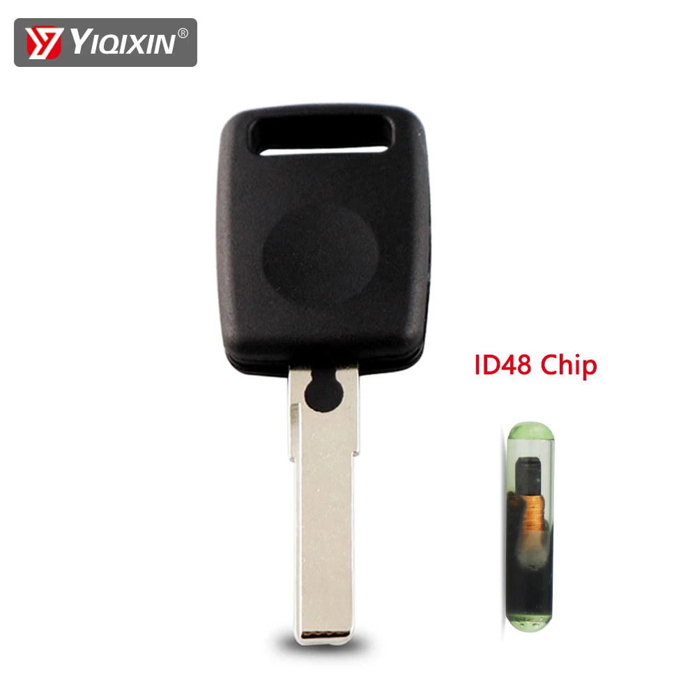 Fernbedienung Auto Schlüssel Shell Für Audi A4 A4L A6 A6L B6 A3 Q3 C5 C6 B7 B8 Q5 B5 Q7 A2 TT ID48 Chip Ersatz Transponder Uncut Klinge Image