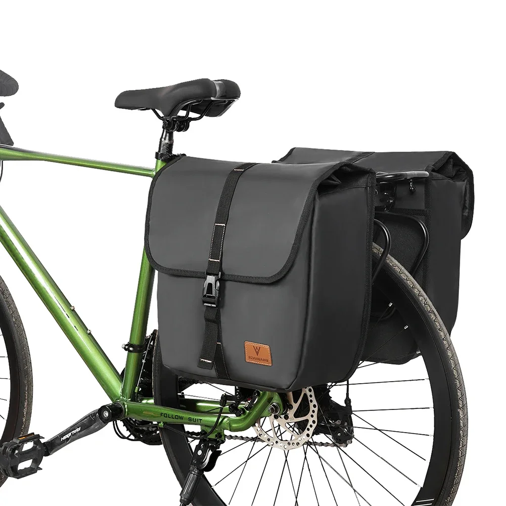 Wasserdichte Fahrrad-Rücksitz tasche Multifunktion ale Fahrradträger-Kofferraum tasche mit Griff für Fahrrads attel taschen mit großer Kapazität Image