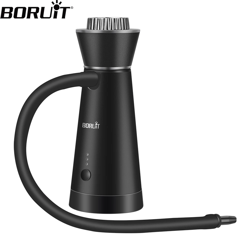 Boruit sk301b rauch infuser küche tragbare molekular maschine bar kaltrauch generator fleisch verbrennen kochen rauch pistole für grill Image