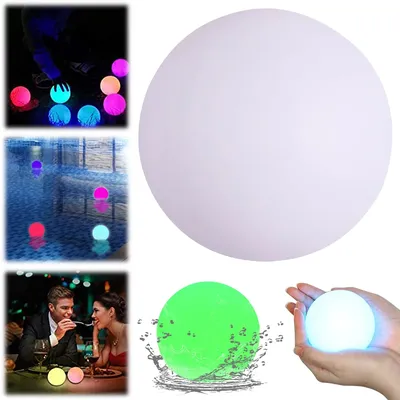 LED Glow Globe Light IP68 Waterproof Garden Luminous LED Ball Remote Control Swimming Pool Luminous