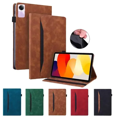 For Xiaomi Redmi Pad SE 11 inch Case Cover PU Leather Business Folio Tablet for Funda Redmi Red Mi