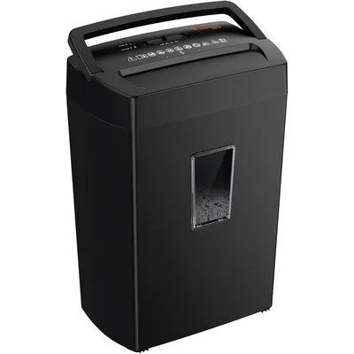 12-Sheet Cross Cut Paper Shredder, 5.5 Gal Home Office Heavy Duty Shredder for Paper, Credit Card,