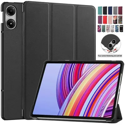 For Xiaomi Redmi Pad Pro 2024 Tri-Folding Flip Stand Case Funda for Red Mi Pad Pro 12.1 Tablet with