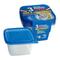 Dowin 021557 - 3PK Deep Square Container w/Lid (34oz, 1005ml) (2155) Household tools