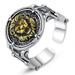 2024-Men s Rings Carved Lion King Head Wider Rings s Fine Open . Rings T1H Hot Y7 â—†Î´ C3F8