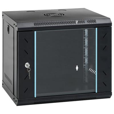 vidaXL Network Cabinet Wall Mounted Network Server Cabinet with Door IP20