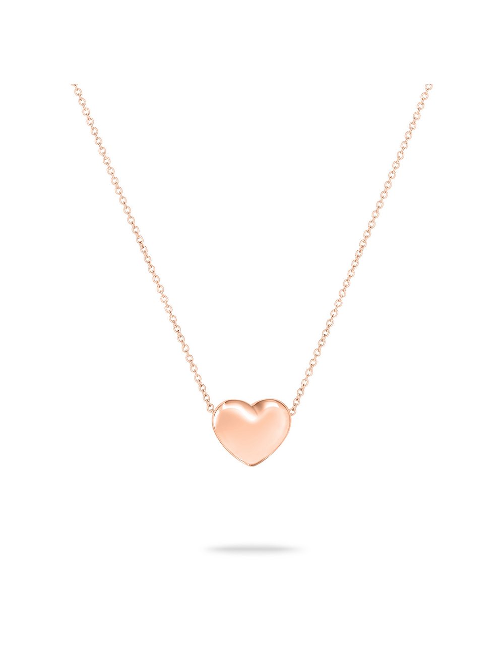 Echtzeit Halsschmuck Puffy Heart Damen roségold, ONE SIZE Image