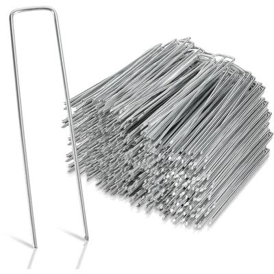 Swanew - Heringe Erdanker 400 Stück, Bodenanker aus Verzinktem Stahl, 150x25mm, Ø2.8mm, für Vliese, Image
