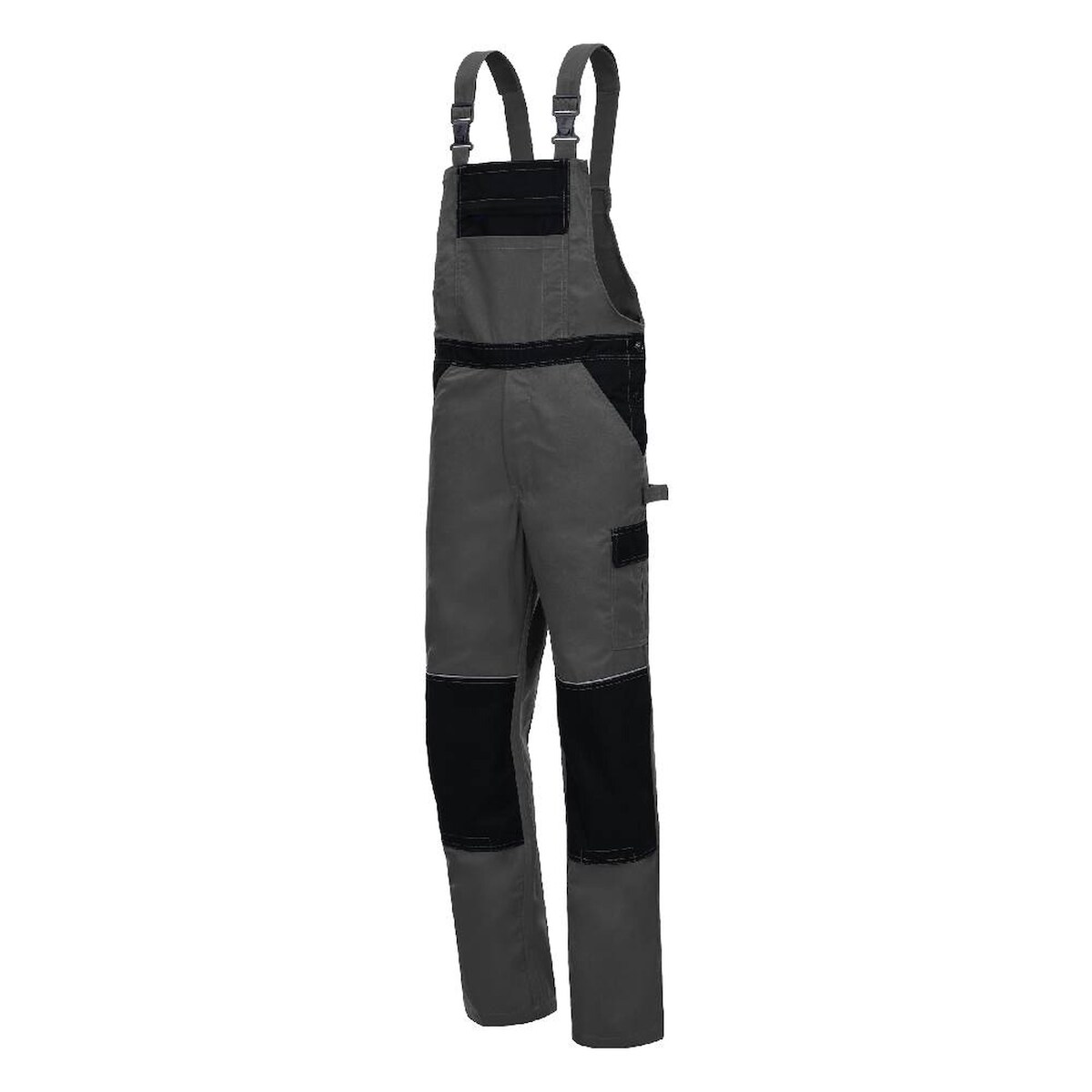 AS Arbeitsschutz Arbeitshose Nitras Motion Tex Light Latzhose | grau | 245 g/qm | Gr.56 Image
